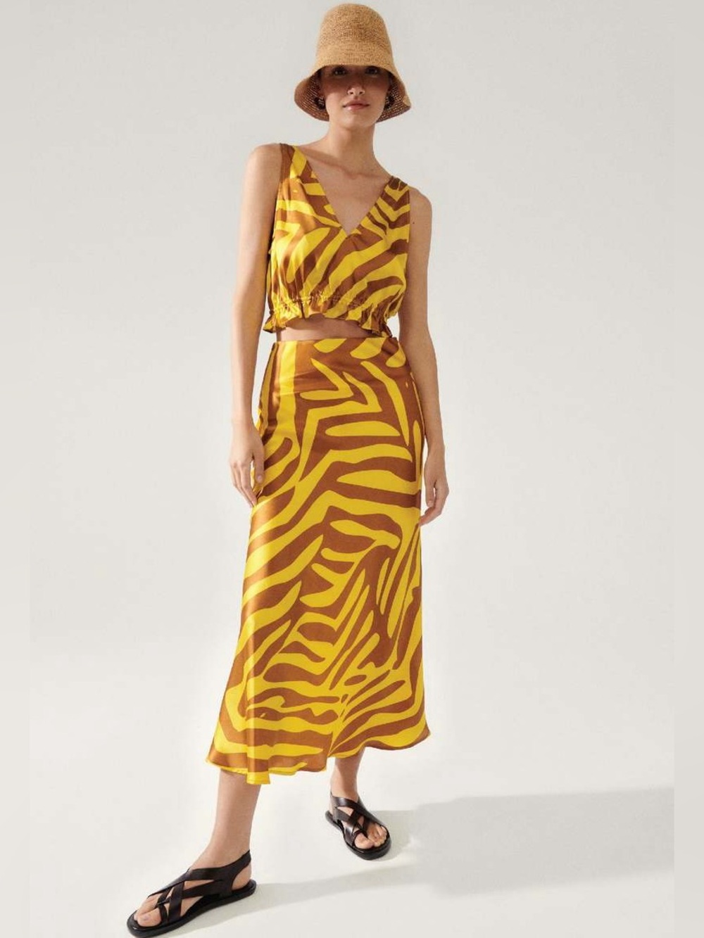Silk Laundry - Long Bias Cut Skirt